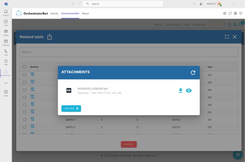 Overview dei lavori (job) in team